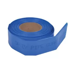2-1/8" x 200' x 4 mil Polyethylene Blue Pipe Guard | OTY38707