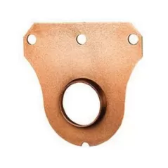 1/2" CTS 1.906" x 0.22" x 1.84" Copper-Plated 17 ga Steel 505 Series Tube Strap | SIO50529