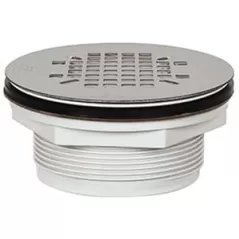 Polypropylene White 828 Series Shower Module Drain | SIO8282