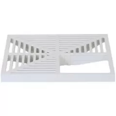 PVC White Open Quarter Strainer | SIO86153
