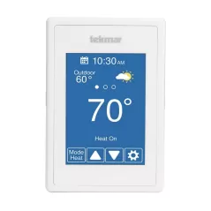 3" x 15/16" x 4-5/8" PVC 1-Stage Cool Two Stage Heat For TekmarNet Wiring Center or Zone Manager Wi-Fi Thermostat | TEK562