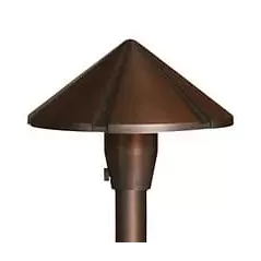 Alliance Lighting Hat, Aged Brass For Bi-Pin G4 Area Lights | AOLAL300