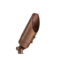 Alliance Lighting Bullet Light, Bi-Pin MR-16 Brass 45 Degrees Degrees Beam Clear Convex Lens, No Lamp | AOLBL900