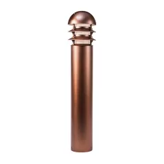 Alliance Lighting Bollard Light, Aluminum Bi-Pin Aged Brass 36" | AOLBOLLARD100