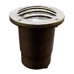 Alliance Outdoor Lighting Well Light, 2W to 5W 2700K/3000K/4000K Integrated Bluetooth-Controlled LED Aged Brass GL160 Series In-Ground | AOLGL160BT