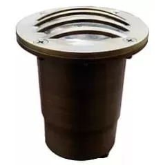 Alliance Outdoor Lighting GL160 Series, In-Ground Well Light, 5W Ceramic Bi-Pin MR-16 LED Aged Brass | GL160-LED5W