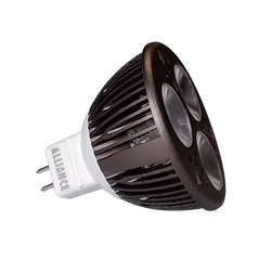 Alliance Lighting Lamp, 5W MR-16, 310 Lumens Cree XPE LED 45 Degrees Degrees Flood Amber | AOLLMR165WFAMBER