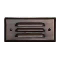 Alliance Outdoor Lighting Step Light, 4.5W 2700K LED Aged Brass Small | AOLSL25BT