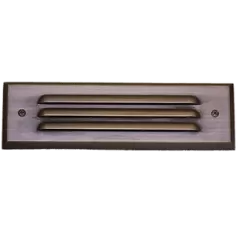 Alliance Outdoor Lighting Step Light, 9W 2700K LED Aged Brass Large | AOLSL35BT
