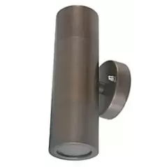 Alliance Outdoor Lighting Wall Sconce, 5W Ceramic Bi-Pin MR-16 LED Aged Brass 8" | AOLWS300LED6W