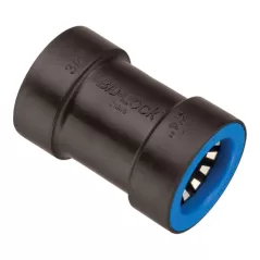 3/4" Push Blue ABS/Stainless Steel and EPDM Seal Coupling | BLK37376