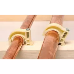 3/4" IPS 1-1/4" CTS Plastic For IPS CTS Copper Tubing CH34114 Series Combination Half Clamp | IPSCH34114