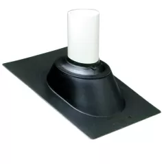 1-1/4 to 3" Black Plastic For 1-1/4" 1-1/2" 2" or 3" Vent Pipe HB31 Series Adjustable 3-N-1 Multi-Size Roof Flashing | IPSHB31