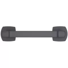 9-1/16" Matte Black Metal Deckard Series Paper Holder | PPFBPHDA1B