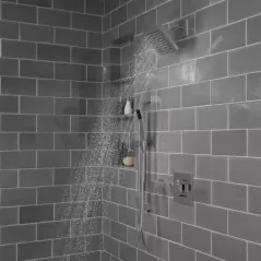 4-27/32" x 30-5/16" Metal Polished Chrome Kenzo Series with Slide Bar Hand Held Shower | PPFLG163DFC
