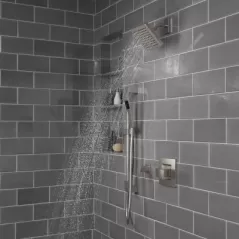 4-27/32" x 30-5/16" Metal Brushed Nickel Kenzo Series with Slide Bar Hand Held Shower | PPFLG163DFK