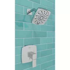 1/2" NPT 5-5/16" x 3-15/32" Metal Polished Chrome Multi-Function 1-Handle Deckard Series Shower Only Trim | PPFLG897DAC