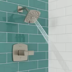 1/2" NPT 5-5/16" x 3-15/32" Metal Brushed Nickel Multi-Function 1-Handle Deckard Series Shower Only Trim | PPFLG897DAK