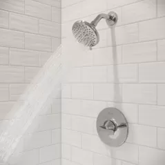 3-7/32" x 4-5/32" Metal Polished Chrome 1-Handle Weller Series Shower Only Trim Kit | PPFLG897WRC