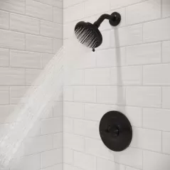 3-7/32" x 4-5/32" Metal Tuscan Bronze 1-Handle Weller Series Shower Only Trim Kit | PPFLG897WRY