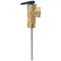 3/4" MNPT x FNPT Brass 150 psi 100XL Series Self Closing Temperature and Pressure Relief Valve | WAT100XL150007