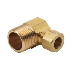 3/8" x 1/2" Compression x MNPT Lead-Free Brass 90 Degrees 69 Series Reducing Elbow | BSS6968X