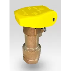 1" NPT Stainless Steel Red Brass QCV Series 1-Piece Standard Double Slot Quick Coupling Valve | BUKQCV101