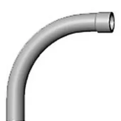 2" Bell End PVC Schedule 40 90 Degrees Special Radius Elbow | CFP90S020X12