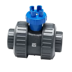 2" Socket x Threaded PVC 235 psi True Union Full Port Ball Valve | CNLBVSC020