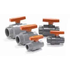 1" NPT PVC 235 psi 191N Super C Series Compact Ball Valve | CNLV10201N