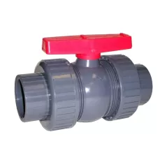 2" Socket x Threaded PVC 235 psi True Union Ball Valve | CNLV20050N