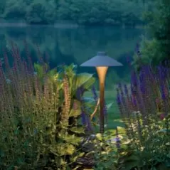 18" Large Area with 25 W Lamp For Cast Classic Large Mushroom Area/Path Lights Stem Assembly | CSLCLAA