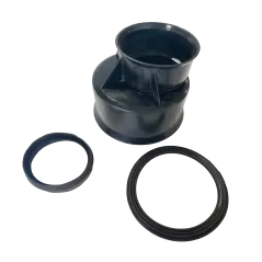 ADS Reducing Coupling, Bell-End HDPE Watertight Dual Wall Injection Molded Black 6" x 4" | DFD0614WT
