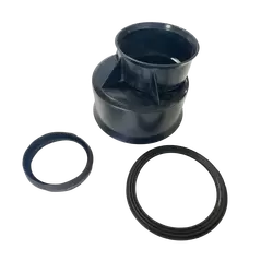 ADS Reducing Coupling, Bell-End HDPE Watertight Dual Wall Injection Molded Black 6" x 4" | DFD0614WT