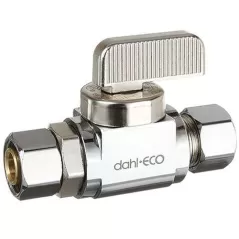 3/8" Compression Chrome-Plated Lead-Free Brass Straight Retrofit Valve | DHL5114131