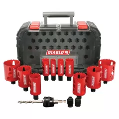 2-3/8" Bi-Metal For Snap-Lock Plus Mandrel Systems Hole Saw Set | DSWDHS14SGP