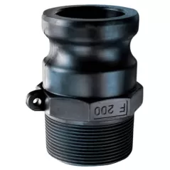 1" Male Cam x MNPT Polypropylene Type F Adapter | CAM10FPOLY