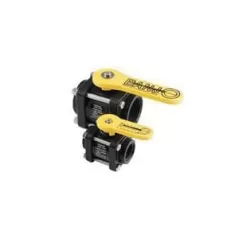 2" FNPT Polypropylene FKM Seal 4-Bolt Ball Valve | CCIBV200