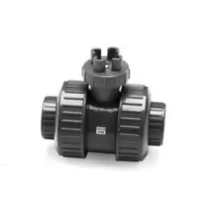 2" Socket x Threaded PVC 235 psi True Union Full Port Ball Valve | CNLBVSC020