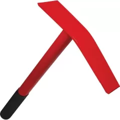 Rubber Grip Handle 14 ga Steel Heavy-Duty Planting Mattock | CORHT69200