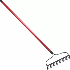 60" Fiberglass Handle 16 Tines Bow Head Rake | CORRK65022