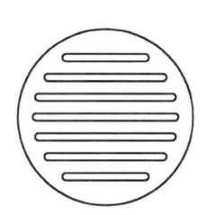 Round Cast Iron V01 Drain Grate | CRSV0171C