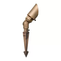 Cast Landscape Bullet Light, 5.86 W 2720K LED Solid Sand Cast Bronze Classic Series | CB LED141