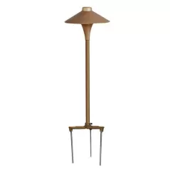 35 W Wedge S8 Ptfe Coated Copper/Solid Sand Cast Bronze Cch Series China Hat Large Area/Path Light |  CCH2CB