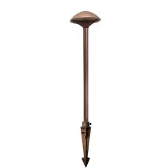 8.44 W 2790K Integrated Cree LED Copper/Solid Sand Cast Bronze Path Light | CSLCCPL2B