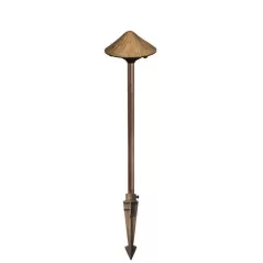 8.44 W 2790K Integrated Cree LED Copper/Solid Sand Cast Bronze Cabana Path Light | CSLCCPLCAB