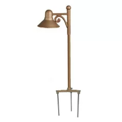 35 W Wedge S8 LED Black Coated Copper/Solid Sand Cast Bronze CSA Series Savannah Area/Path Light | CSLCSA1CB