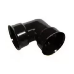 ADS Soiltight Elbow, Bell-End HDPE 90 Degrees Degrees Dual Wall Injection Molded N-12, Black 4" | DFD0499ST