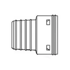 ADS Clay Adapter, PVC x Corrugated PVC 6" | DFE662AA
