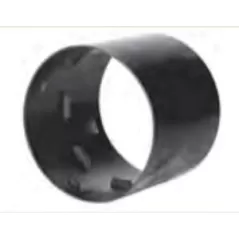 ADS Soiltight Coupler, Snap Bell-End HDPE Dual Wall Injection Molded External N-12, Black 8" | DFECPST080